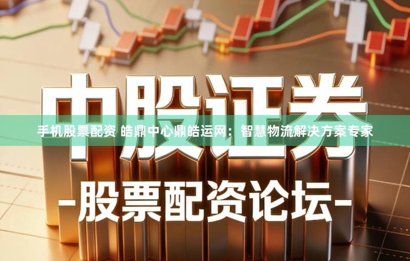 手机股票配资 皓鼎中心鼎皓运网：智慧物流解决方案专家